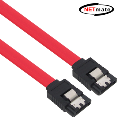 NETmate NMP-ST03L SATA(Lock)-SATA(Lock) 케이블 0.3m