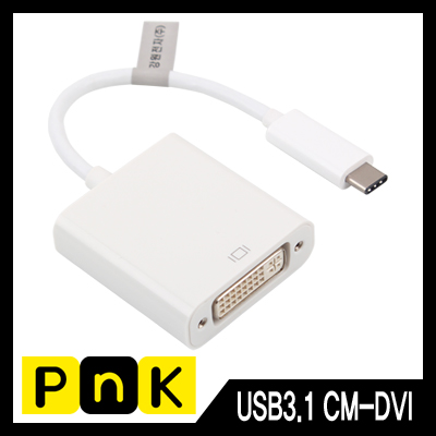 강원전자 PnK P024A USB3.1 Type C to DVI 컨버터(무전원/Alternate Mode)