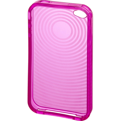강원전자 산와서플라이 PDA-IPH67P iPhone4 TPU 세미하드 케이스(핑크)