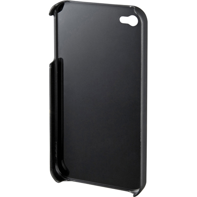 강원전자 산와서플라이 PDA-IPH69BK iPhone4·4S 하드자켓 케이스(블랙)
