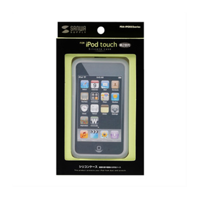 강원전자 산와서플라이 PDA-IPOD52CL iPod touch 2세대 전용 실리콘 케이스(클리어)