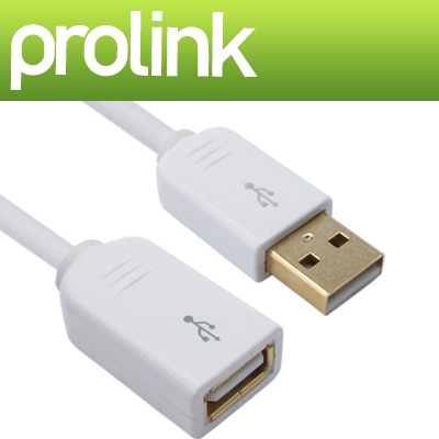 프로링크 PMM367-0200 PMM시리즈 USB2.0 연장 AM-AF 케이블 2m (OFC/24K금도금)