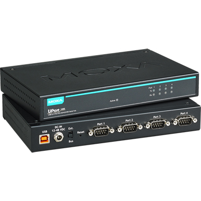 MOXA UPort 1450 USB2.0 to 4포트 RS232/422/485 시리얼 컨버터
