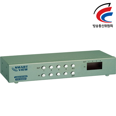 NETmate VAX-8404F 고해상도 4:4 모니터 MATRIX 분배기(오디오포함)