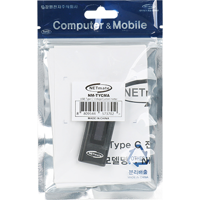 강원전자 넷메이트 NM-TYCMA USB Type C 전압/전류 측정기
