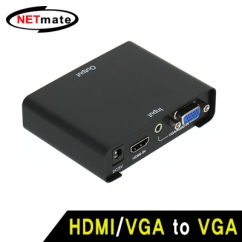 NETmate VHV201 VGA(RGB)+Stereo to HDMI / VGA(RGB)+Stereo 컨버터