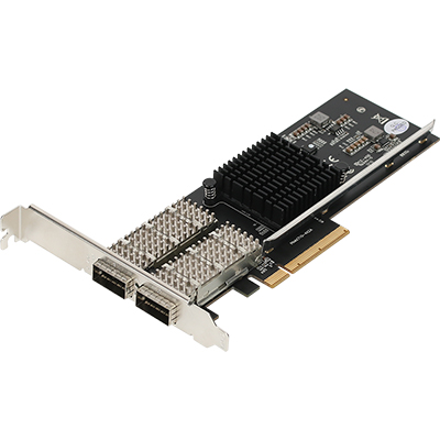 강원전자 넷메이트 N-570 PCI Express 듀얼 40GbE QSFP+ 랜카드(Intel XL710 칩셋)(모듈 미포함)