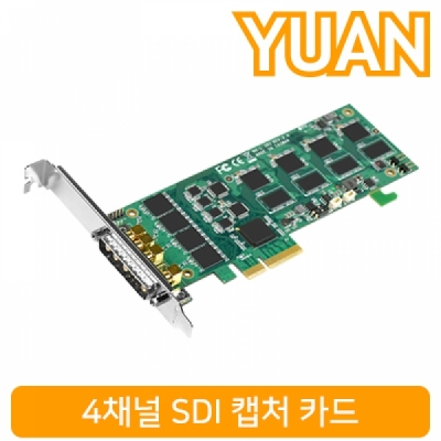 강원전자 YUAN(유안) YPC48 4채널 SDI 캡처 카드 [관부가세 별도]