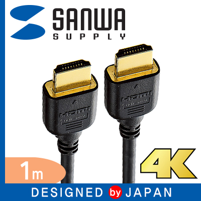 강원전자 산와서플라이 KM-HD20-10FC 4K 30Hz HDMI 1.4 케이블 1m