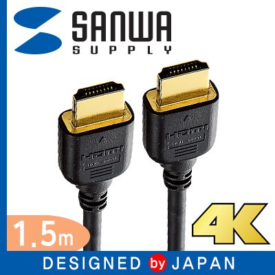 강원전자 산와서플라이 KM-HD20-15FC 4K 30Hz HDMI 1.4 케이블 1.5m