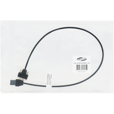 강원전자 넷메이트 CBL-32USPD302MBS-0.5M USB3.0 AM-MicroB(Lock) Ultra Slim 케이블 0.5m