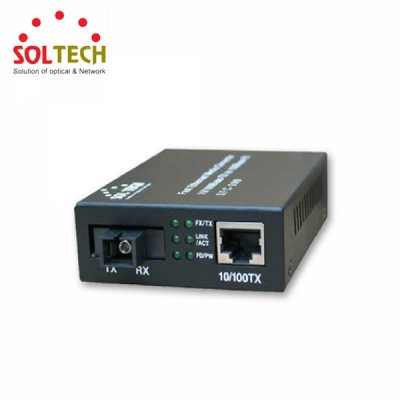 SOLTECH SFC200-SCSW40/B (100Mbps/SC/싱글)