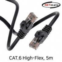 강원전자 넷메이트 NM-FC6050 CAT.6 UTP High-Flex 랜 케이블 5m