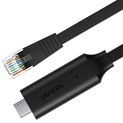 유그린 U-80186 USB2.0 Type C to RS232(RJ-45) 컨버터(FTDI)(1.5m)