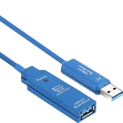 강원전자 넷메이트 CBL-U3AOC01N-20M USB3.0 Hybrid AOC AM-AF 연장 리피터 20m