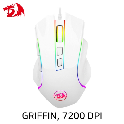 리드레곤 GRIFFIN WHITE M607W RGB 게이밍 마우스