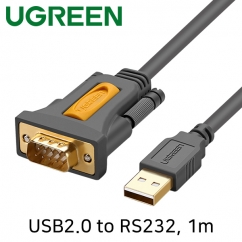Ugreen U-20210 USB2.0 to RS232 시리얼 컨버터(Prolific/1m)