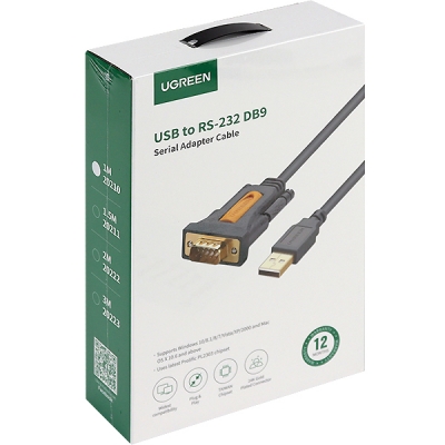 유그린 U-20210 USB2.0 to RS232 시리얼 컨버터(Prolific/1m)