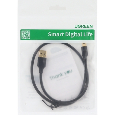유그린 U-10354 USB2.0 AM-Mini 5핀 케이블 0.5m