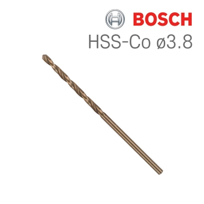 보쉬 HSS-co 3.8x43x75 HSS 코발트 메탈드릴비트(10개입/2608588092)