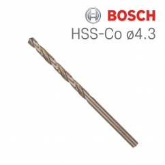 보쉬 HSS-co 4.3x47x80 HSS 코발트 메탈드릴비트(10개입/2608588093)