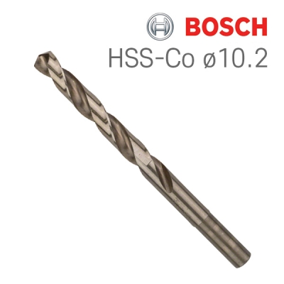 보쉬 HSS-co 10.2x87x133 HSS 코발트 메탈드릴비트(5개입/2608585899)