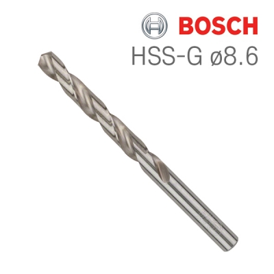 보쉬 HSS-G 8.6x81x125 HSS 메탈드릴비트(5개입/2608585512)