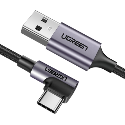 유그린 U-50940 USB2.0 AM-CM(꺾임) 케이블 0.5m