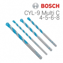 보쉬 CYL-9 Multi C 4-5-6-8 멀티 컨스트럭션 드릴비트 세트(4개입/2607018285)