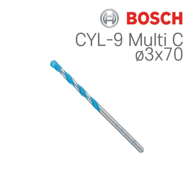 보쉬 CYL-9 Multi C 3x70 멀티 컨스트럭션 드릴비트(1개입/2608595359)