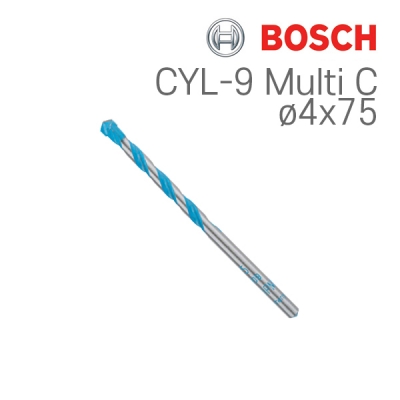 보쉬 CYL-9 Multi C 4x75 멀티 컨스트럭션 드릴비트(1개입/2608596050)