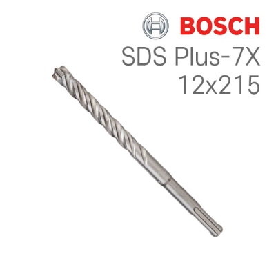보쉬 SDS plus-7X 12x150x215 4날 해머 드릴비트(1개입/2608576150)