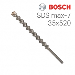 보쉬 SDS max-7 35x400x520 4날 해머 드릴비트(1개입/2608586796)