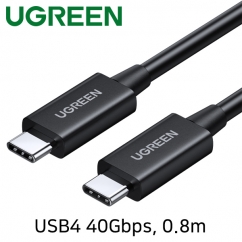 Ugreen U-30691 USB4 40Gbps 케이블 0.8m (USB-IF 인증)
