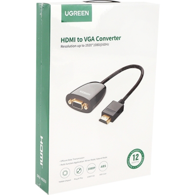 유그린 U-40253 HDMI to VGA(RGB) 컨버터(케이블 타입/무전원)