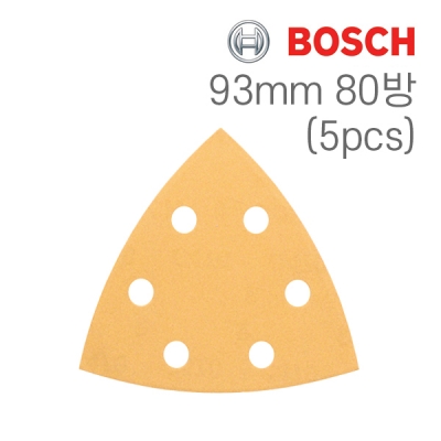 보쉬 C470 93mm 삼각샌딩페이퍼 80방(5개입/2608605150)