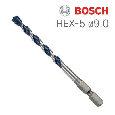 보쉬 HEX-5 9.0x150 CYL-5 블루그라나이트 육각드릴비트(1개입/2608578090)