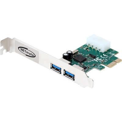 NETmate NM-SWU30 USB3.0 2포트 PCI Express 카드(슬림PC겸용)