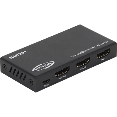 강원전자 넷메이트 NM-PTS10 8K 60Hz HDMI 2.1 2:1 선택기(리모컨)
