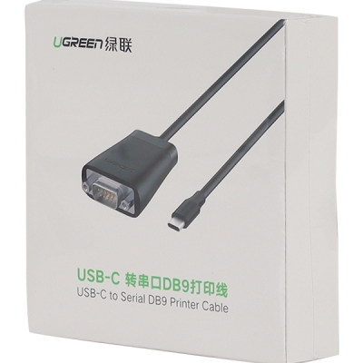Ugreen U-70612 USB2.0 Type C to RS232 시리얼 컨버터(Prolific/1.5m)