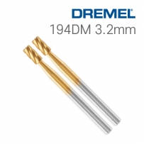 드레멜 194DM 3.2mm 목재용 인그레이빙 조각 비트(2개입/26150194DM)