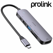 PROLINK WG605A USB3.0 Type C 6 in 1 멀티 허브