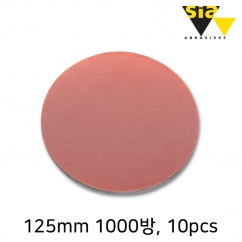 시아 7940 125mm 원형 무홀 샌딩페이퍼 1000방(10개입/F03E001D9L)