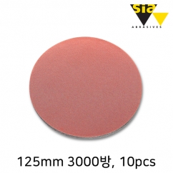 시아 7940 125mm 원형 무홀 샌딩페이퍼 3000방(10개입/F03E001D9P)