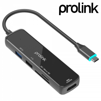 PROLINK WG508A USB3.0 Type C 5 in 1 멀티 허브