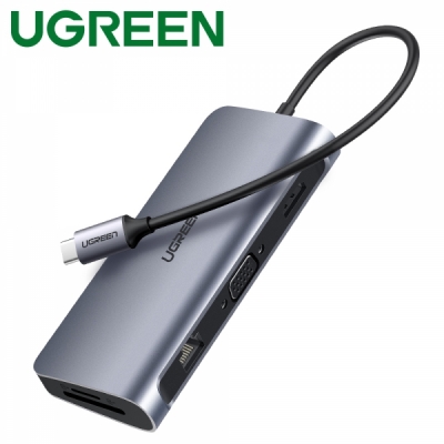 유그린 U-40873 USB3.0 Type C 9 in 1 멀티 허브