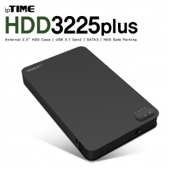 ipTIME(아이피타임) HDD3225 plus USB3.1 Gen2 외장 하드케이스(블랙/하드미포함)