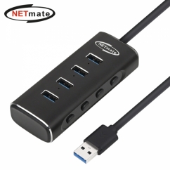 NETmate NM-UBA303 USB3.1 4포트 허브