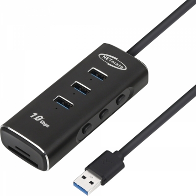 강원전자 넷메이트 NM-UBA304 USB3.1 5 in 1 멀티 허브