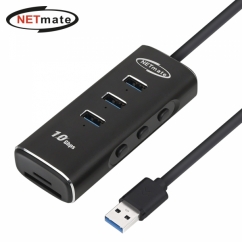 NETmate NM-UBA304 USB3.1 5 in 1 멀티 허브